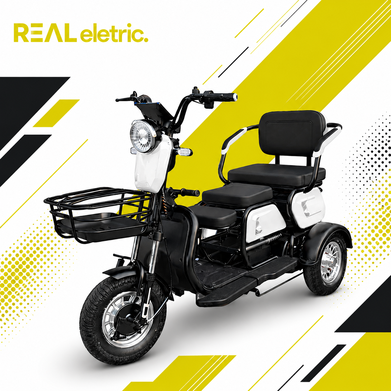 Triciclo Sydney — veículo elétrico na Real Eletric
